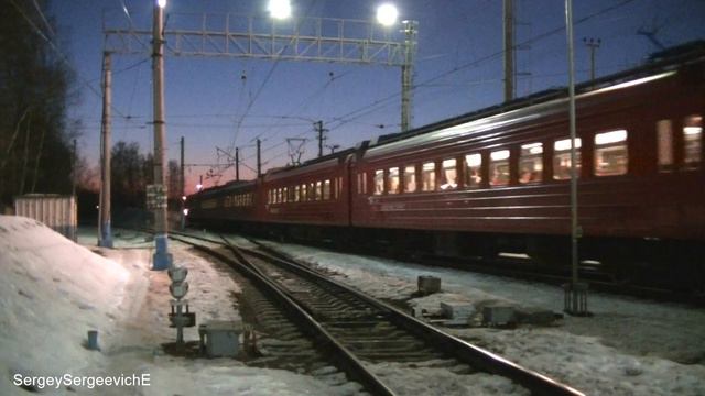 Электропоезд ЭД4М-0298 Аэроэкспресс смотреть онлайн