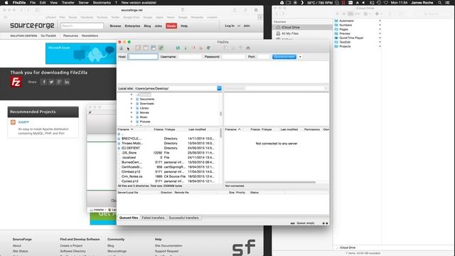 Uploading Files using FTP on a Mac смотреть онлайн