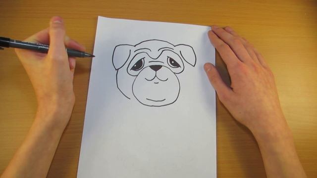 Как Нарисовать Мопса | Рисуем Собаку | Уроки Рисования смотреть онлайн