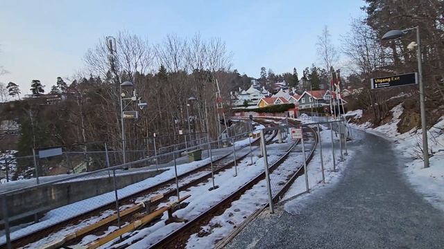 Станция метро Gråkammen в Осло, Норвегии смотреть онлайн