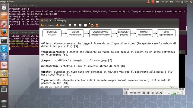 video streaming over TCP with JPG encoding in Gstreamer смотреть онлайн