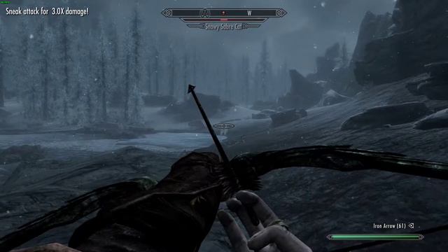 The Elder Scrolls V Skyrim Special Edition | Snow Sabercat 360 смотреть онлайн