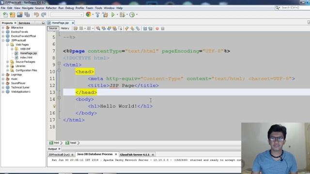 JSP To Servlet | Practical | CodeFuture | Hindi смотреть онлайн