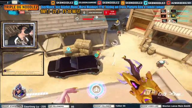 OverWatch: Just Another Manic-Moria Mondays! FT10. Testing out Cross-Platform Beta & ranked comps! смотреть онлайн