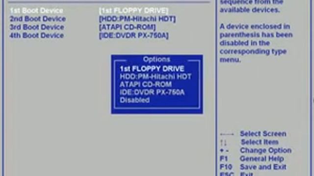 Настройка bios на загрузку с диска смотреть онлайн