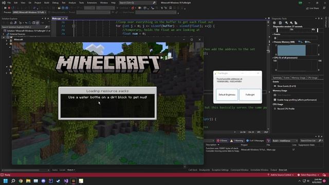 Minecraft Windows 10 Edition Fullbright смотреть онлайн