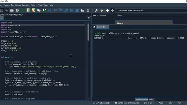 CS50AI 2020 Project 5 Traffic ( CS50’s Introduction to Artificial Intelligence with Python ) смотреть онлайн
