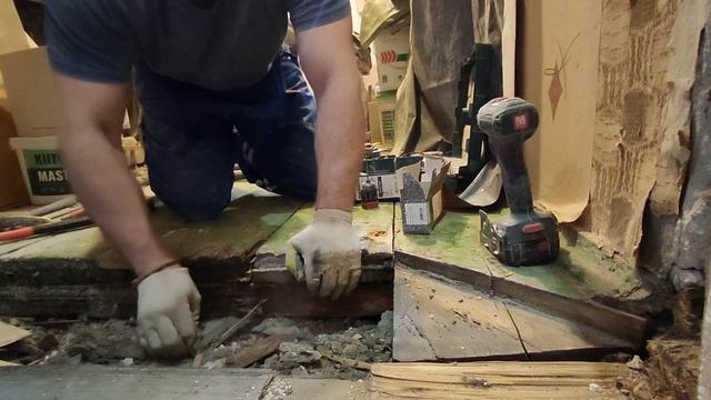 Ремонт деревянного пола в квартире. Устраняю скрип на полу. смотреть онлайн