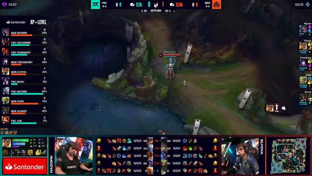 FNC v MDK | 2024 LEC Spring | Week 3 Day 3 | Fnatic vs. MAD Lions KOI смотреть онлайн