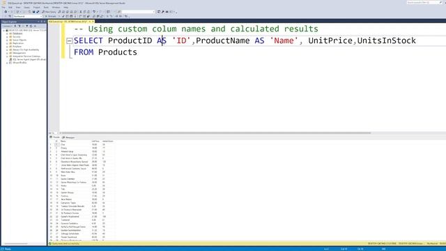 Microsoft SQL Server: ALIASES/CALCULATED VALUES explained in 3 minutes смотреть онлайн