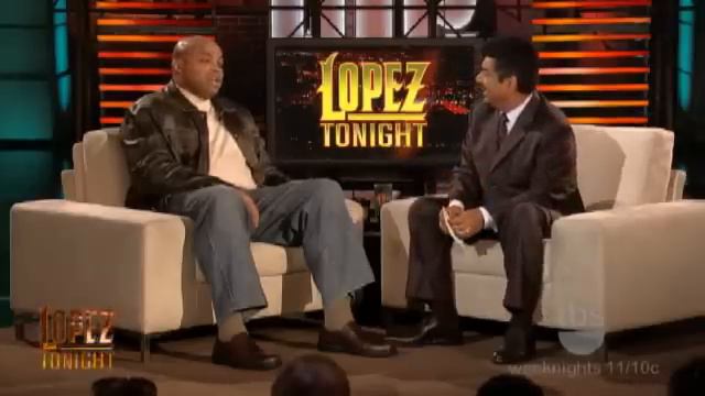Lopez Tonight - Charles Barkley DNA Test [December 13, 2010] смотреть онлайн