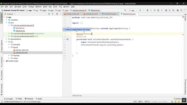 Android Sinhala Tutorial #5 - Intent and Explicit Intent смотреть онлайн