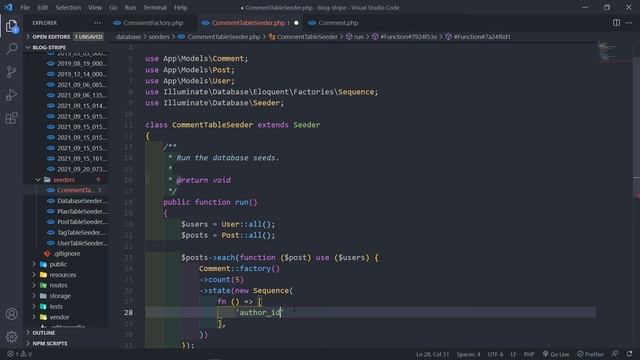 Create Comment seeder and factory | Create a membership blog with Laravel & Stripe | Part 23 смотреть онлайн