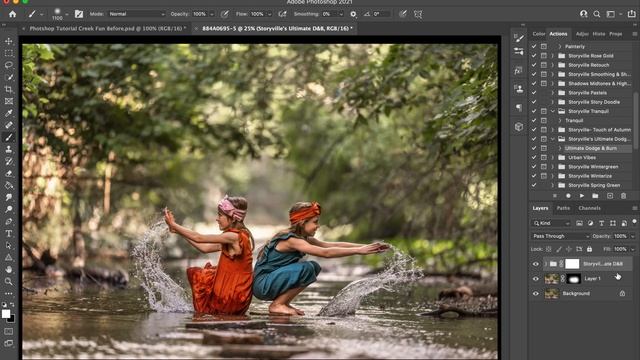Storyville Creek Fun Photoshop Tutorial смотреть онлайн