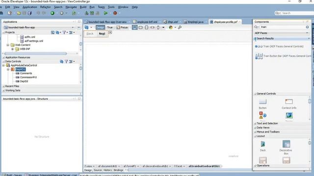 Oracle ADF - Create a Train and Bounded Task Flows смотреть онлайн