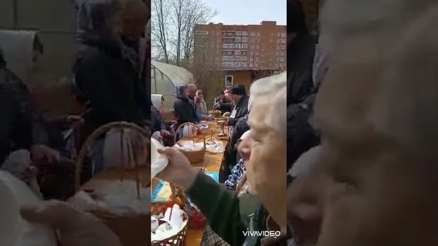 ХРАМ ПОКРОВА ПРЕСВЯТОЙ БОГОРОДИЦЫ ??? /НАХАБИНО / ОСВЯЩЕНИЕ КУЛИЧЕЙ / 2023 г смотреть онлайн