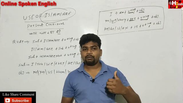 Present Continuous Tense Is/Am/Are के साथ Basic अंग्रेजी बोलें 1 Week Practice Lesson Series смотреть онлайн