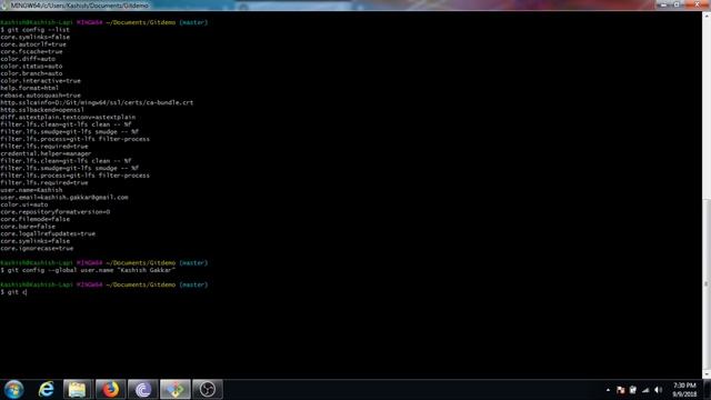 5.Git configuration settings смотреть онлайн