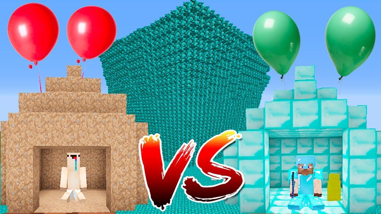 НУБЫ ПРОТИВ АЛМАЗНОГО ЦУНАМИ! КАК ВЫЖИТЬ НУБУ В МАЙНКРАФТЕ! ТРОЛЛИНГ смотреть онлайн