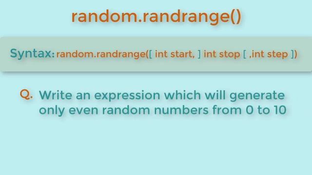 Python Random Module смотреть онлайн