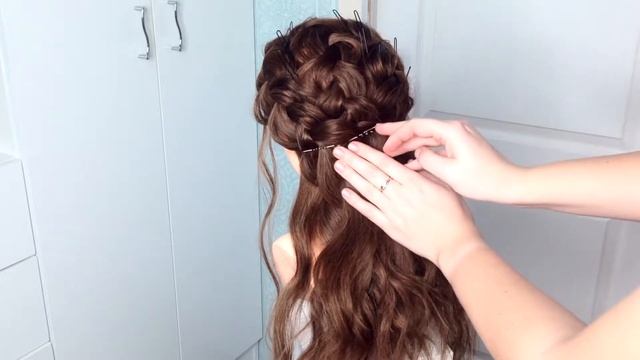 ?Half Up Hairstyles ? Amazing Long Hair?Обучение прическам?Прическа на Новый год на Длинные волосы? смотреть онлайн