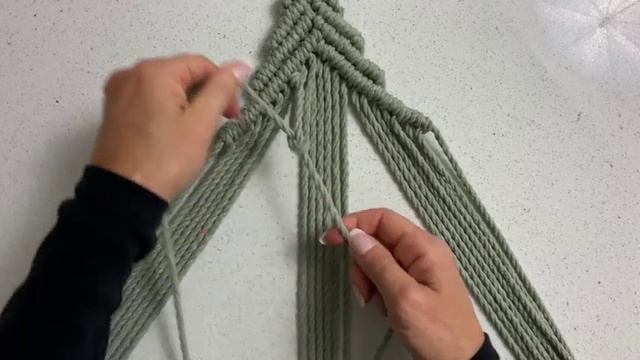 DIY macrame Christmas tree смотреть онлайн