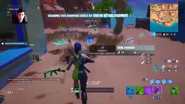 Fortnite live cam |FR| |PS4| смотреть онлайн