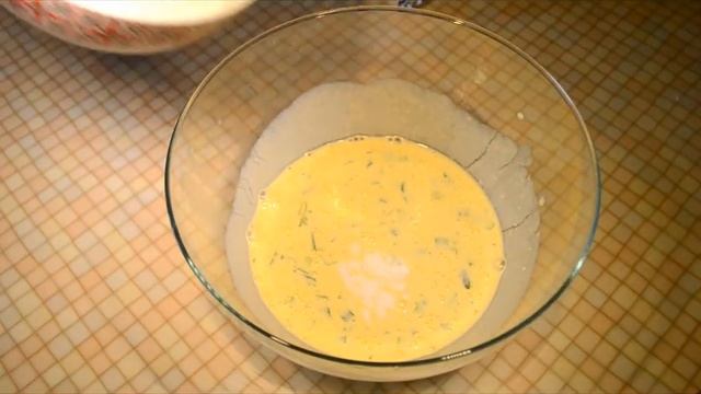 Оладьи на сметане с зеленым луком. Оладьи на сметане пышные. Вкусные блюда. смотреть онлайн