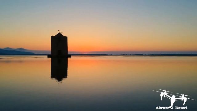 Tramonto Sulla Laguna Di Orbetello - Toscana DRONE DJI Spark. *Abruzzo Rotori*