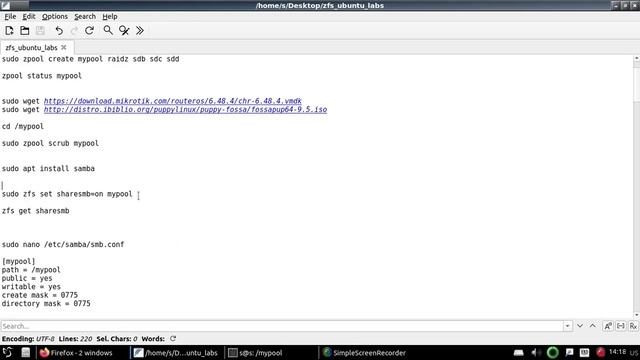 zfs ubuntu установка настройка & samba смотреть онлайн