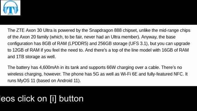 ZTE Axon 30 Ultra 5G First Look & complete Specifications with price..Upcoming 5G Smartphones смотреть онлайн