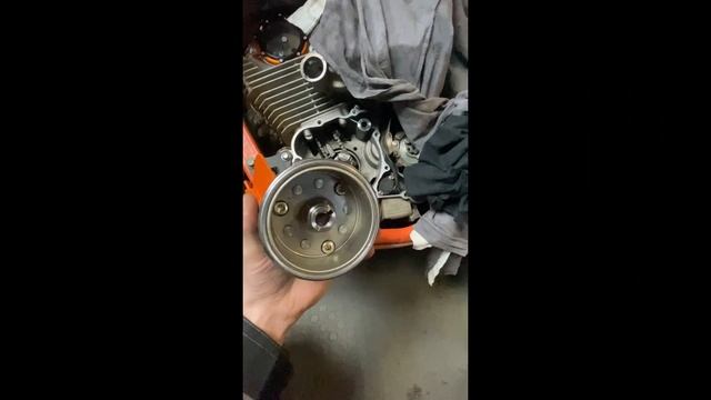 Замена обгонной муфты 172fmm (165 -169fmm)