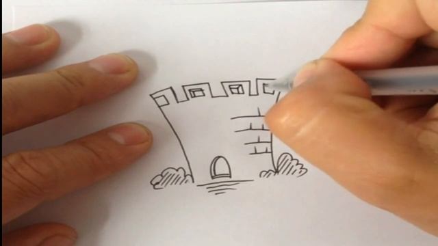 Уроки рисования, Как нарисовать замок, new смотреть онлайн