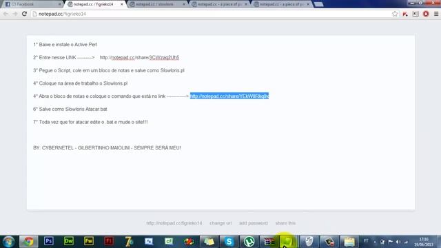 Instalando Slowloris no Windows смотреть онлайн