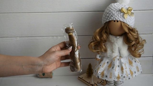 ? НАБОР ВСЕ ВКЛЮЧЕНО ДЛЯ ШИТЬЯ НОВОГОДНЕЙ КУКОЛКИ "ЗОЛОТАЯ ЁЛОЧКА" (подарочный набор) смотреть онлайн