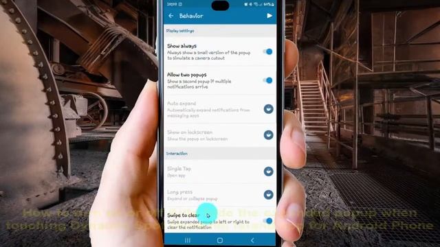 How to turn on or off Auto hide the expanded popup when touching Dynamic island app for Android смотреть онлайн