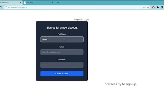 Sign-in and Sign-up for Vue application with zero back-end code using DoTenX смотреть онлайн