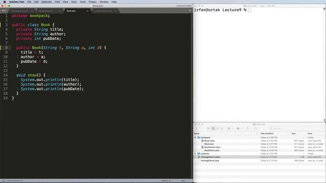 Java Packages 6: Public and Protected Members смотреть онлайн