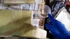 Эпоксидная смола и стеклоткань делаем накладки на мотоцикл Урал