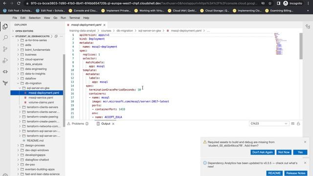Running SQL Server on Google Kubernetes Engine with Explanation | Qwiklabs смотреть онлайн