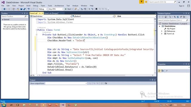 How to Add CheckBox Column to DataGridView in vb.net смотреть онлайн