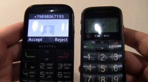 Incoming call & Outgoing call at the Same Time teXet +Alcatel