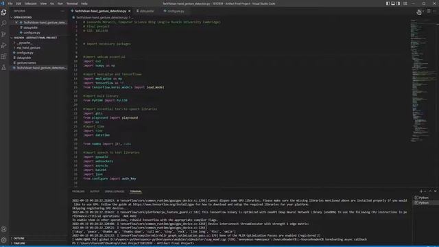 Dissertation Computer Science BEng on real-time hand gesture recognition смотреть онлайн