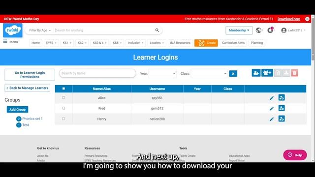 How to Create Learner Logins | Twinkl Resources смотреть онлайн