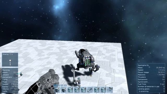 Space Engineers - Meros mech(walk and turn left/right) смотреть онлайн