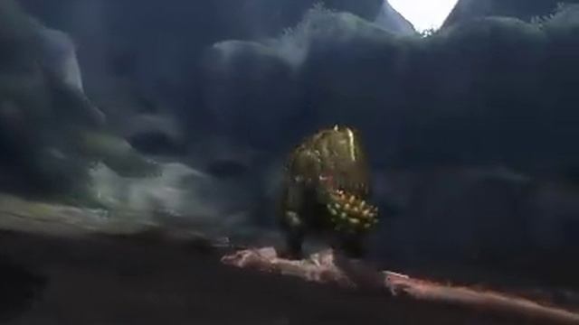 Monster Hunter 3 (Tri) G - The Great Devourer (Deviljho intro) смотреть онлайн
