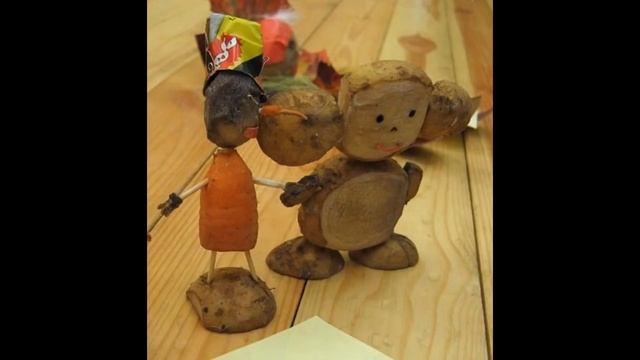 ПОДЕЛКИ ИЗ ОВОЩЕЙ И ФРУКТОВ идеи из интернета смотреть онлайн