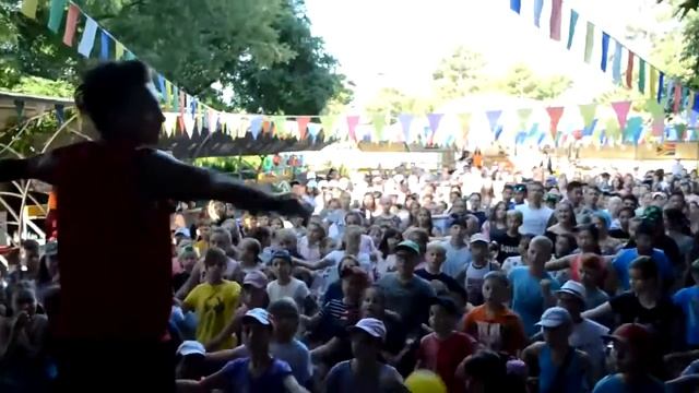 Зарядка в санатории 