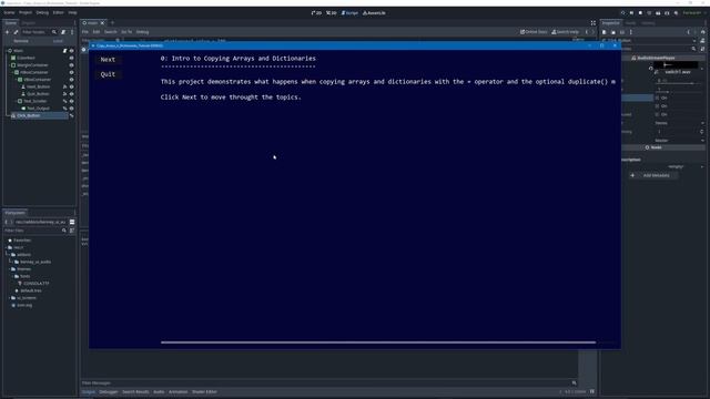 Godot 4 Basics: Copy Arrays and Dictionaries (and some other useful stuff) смотреть онлайн
