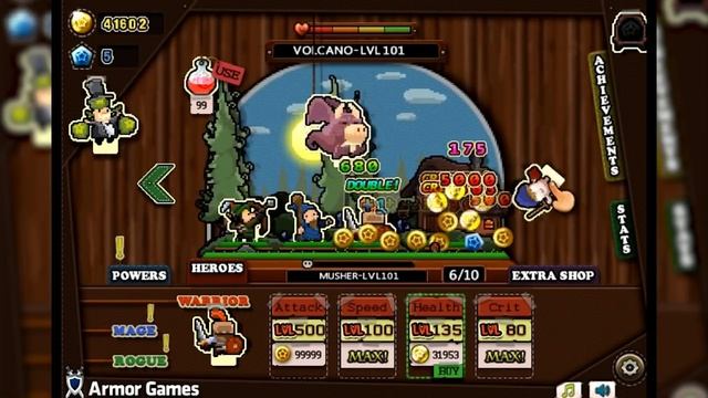Tap Heroes - BONUS! | Super Mega Random Flash Game смотреть онлайн